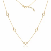 Златно колие Velora Clover