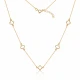Златно колие Velora Clover