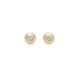 Златни обеци Oval Stone Златни обеци Oval Stone