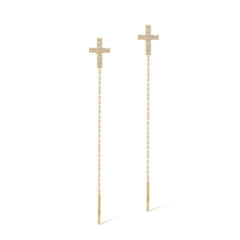 Златни обеци Gold Faith