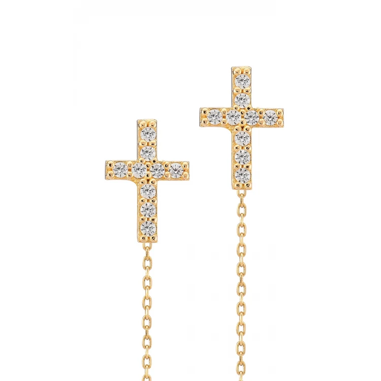 Златни обеци Gold Faith Златни обеци Gold Faith