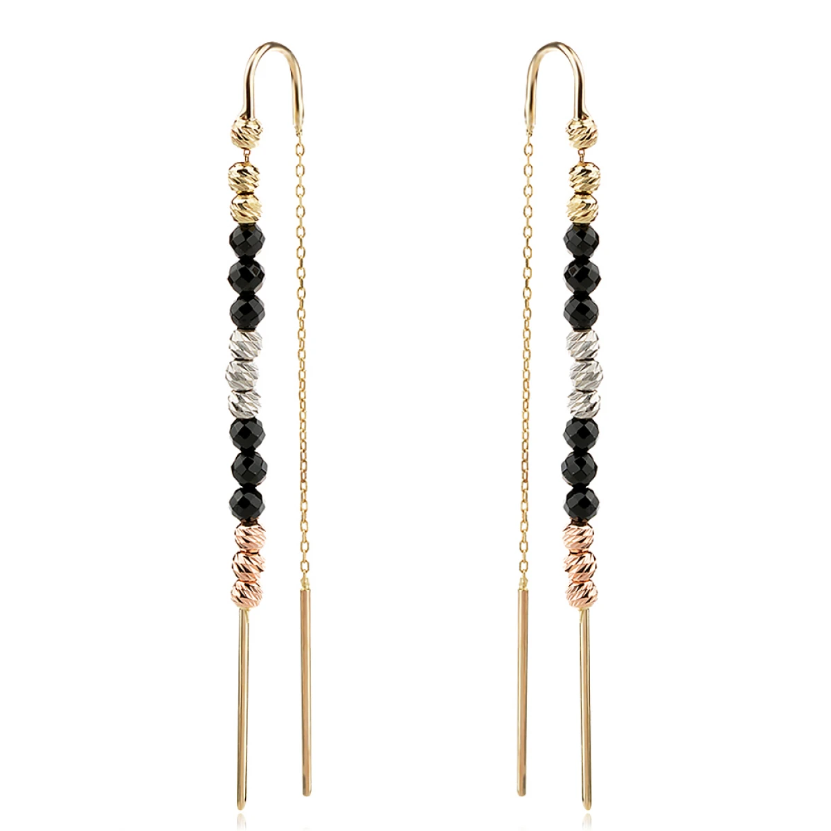 Златни обеци Colori onyx Златни обеци Colori onyx