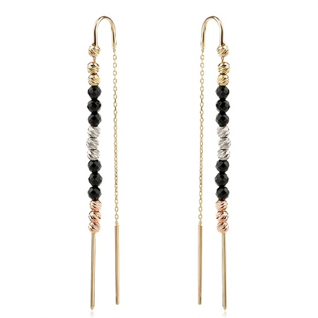 Златни обеци Colori onyx Златни обеци Colori onyx