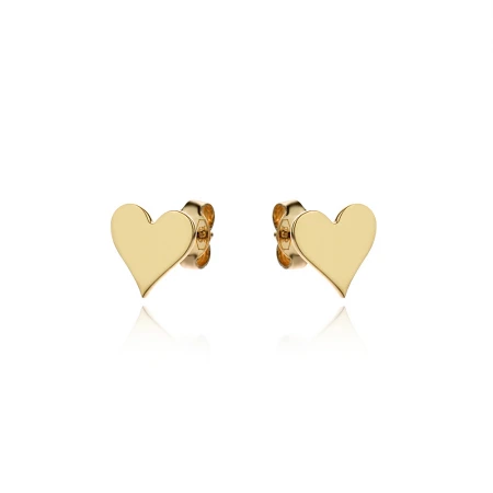 Златни обеци Polished Love