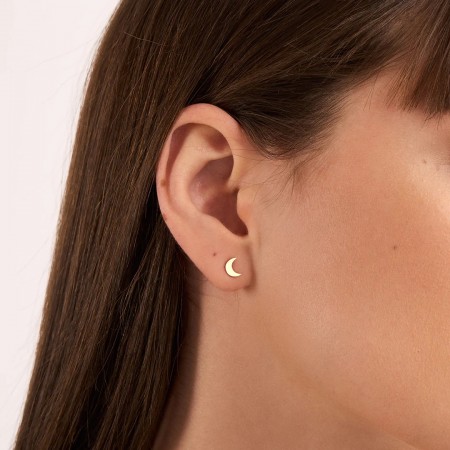 Златни обеци Moon Златни обеци Moon