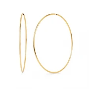 Златни обеци Rings