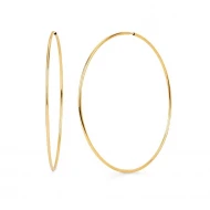 Златни обеци Rings