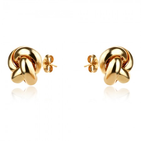 Златни обеци Pure love