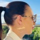 Златни обеци халки My Name (Обеци) Златни обеци халки My Name - Обеци