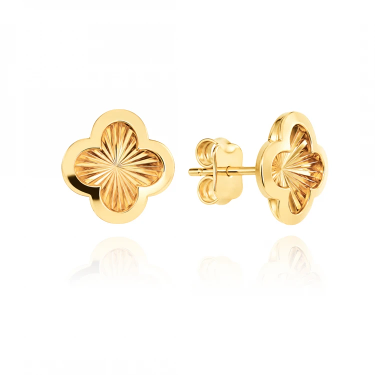 Златни обеци Golden Clover Златни обеци Golden Clover