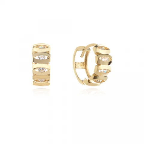 Златни обеци Doby Ring
