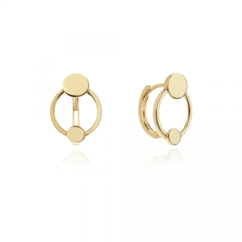 Златни обеци Dot Еarrings