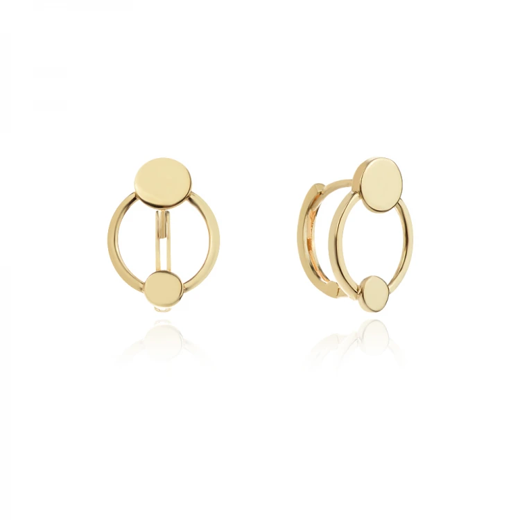 Златни обеци Dot Еarrings Златни обеци Dot Еarrings