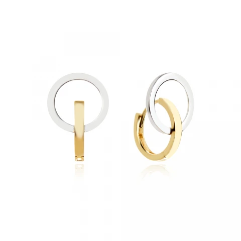 Златни обеци Rings