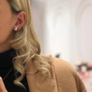 Златни обеци LV Златни обеци LV