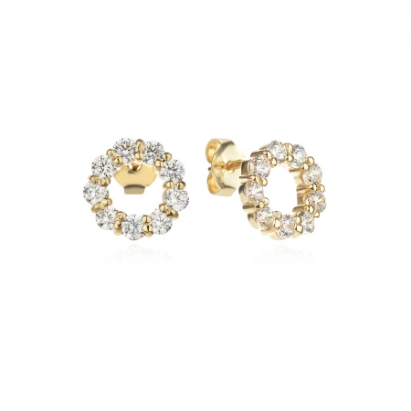Златни обеци Selin