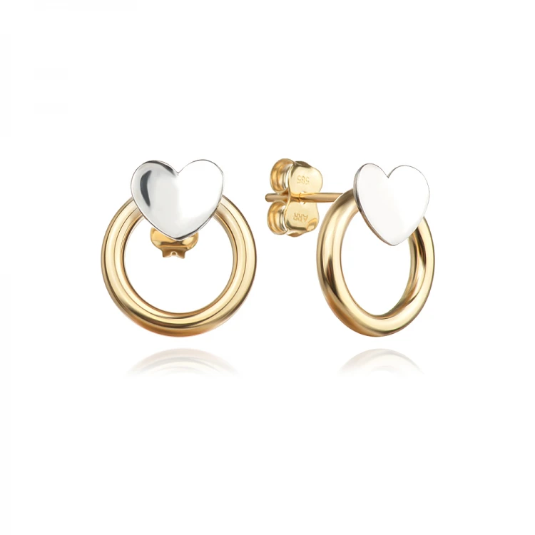 Златни обеци Enesa Heart Златни обеци Enesa Heart