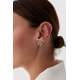 Златни обеци Hera Malachite - BESTSELLERS
