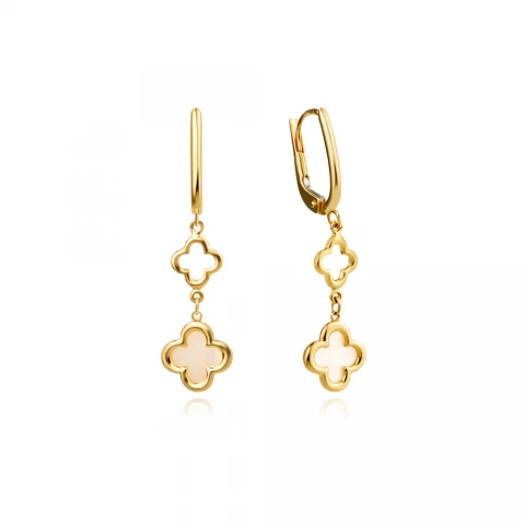Златни обеци Cleef