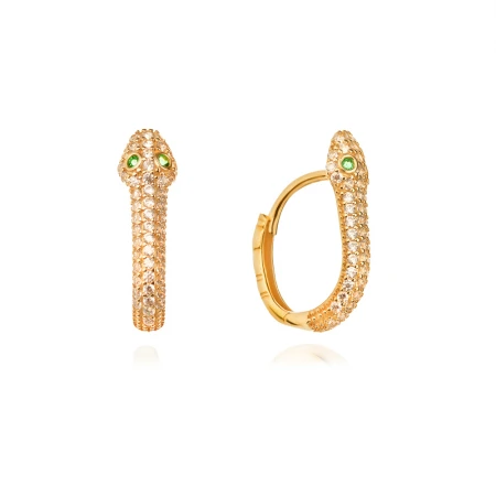 Златни обеци Shine Snake Златни обеци Shine Snake