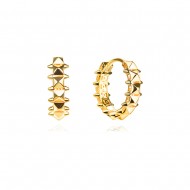 Златни обеци Clash