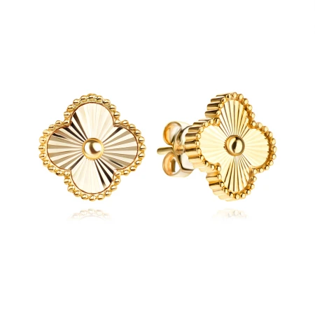Златни обеци Diamond Clover Златни обеци Diamond Clover