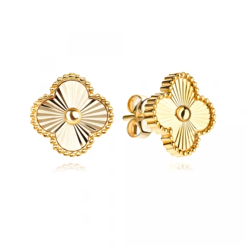 Златни обеци Diamond Clover Златни обеци Diamond Clover