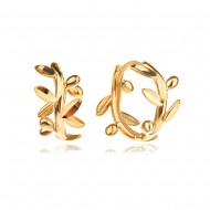 Златни обеци Folia