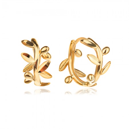 Златни обеци Folia Златни обеци Folia