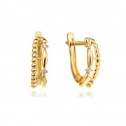 Златни обеци Avaline