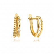 Златни обеци Avaline