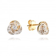 Златни обеци Mira