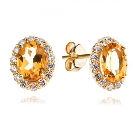 Златни обеци Aurelia