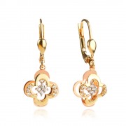 Златни обеци Florea