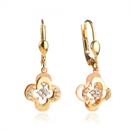 Златни обеци Florea