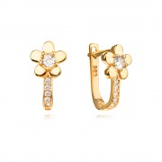 Златни обеци Florena