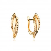 Златни обеци Eva