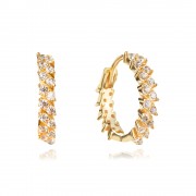 Златни обеци Isabel