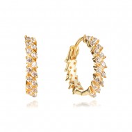 Златни обеци Isabel