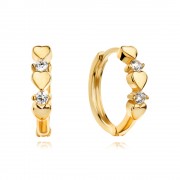 Златни обеци Emia