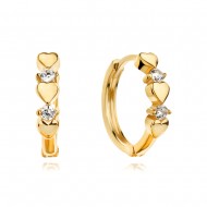 Златни обеци Emia