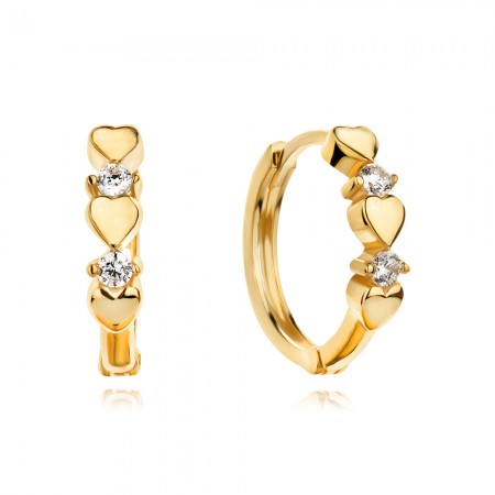 Златни обеци Emia