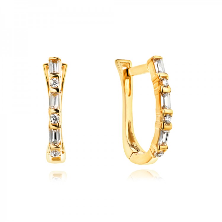 Златни обеци Seran