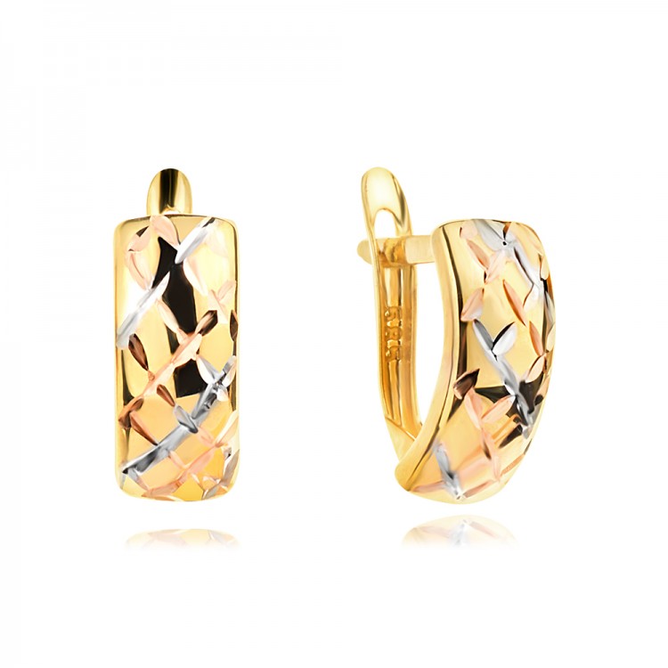 Златни обеци Elisa