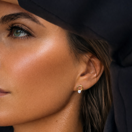 Златни обеци Era