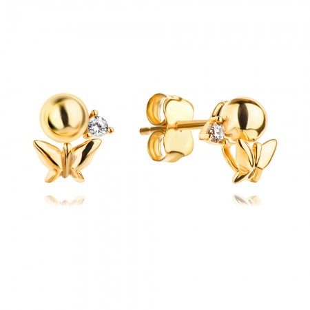 Златни обеци Finea