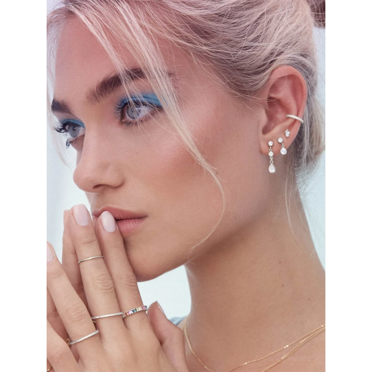 Сребърен пръстен тип халка 925 Тrendy Trendy Collection Сребърен пръстен тип халка 925 Тrendy Trendy Collection