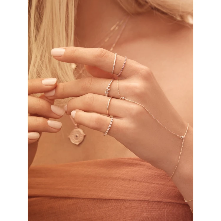 Сребърен пръстен тип халка 925 Тrendy Trendy Collection Сребърен пръстен тип халка 925 Тrendy Trendy Collection