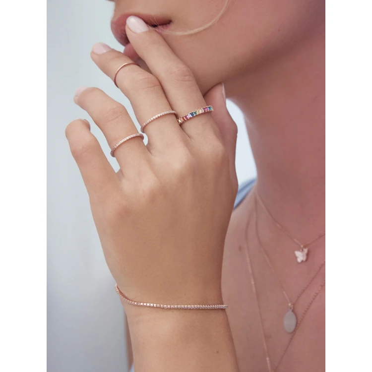 Сребърен пръстен тип халка 925 Тrendy Trendy Collection Сребърен пръстен тип халка 925 Тrendy Trendy Collection