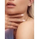 Сребърен пръстен с нежно поставени бели кубични цирконий Swarovski 925 Тrendy  Collection Victoria Gold